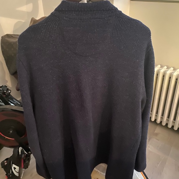 Nils Sundstrom Blue Knit Jacket - Picture 2 of 4